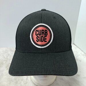 Curbside Dark Grey/Black Adjustable Snapback Mesh Baseball Hat Cap Unisex